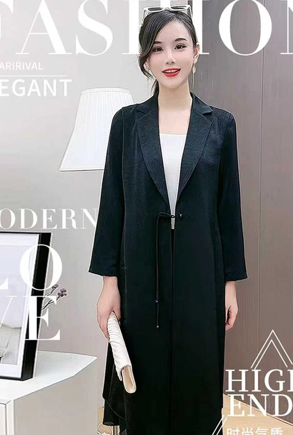 Minimalist Ice Silk Summer Coat