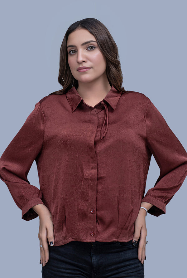 Ezgela Classic Wrap Shirt