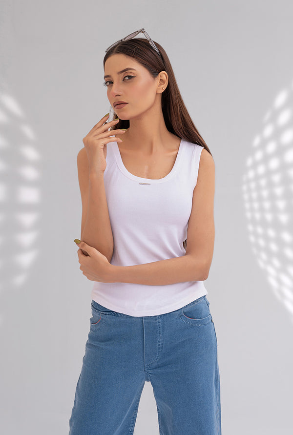 White Tank Top